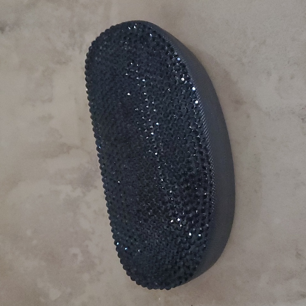 Black Sparkle Eyeglass Case nwot
